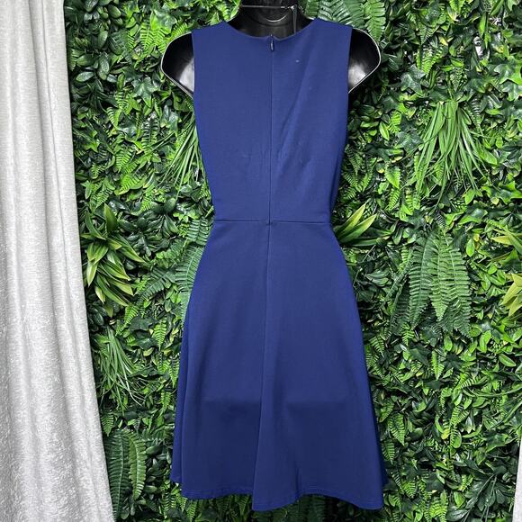 LULUS Dress XS Blue Sleeveless Fit Flare Cocktail As Swoon As Possible 2609 - Picture 7 of 7